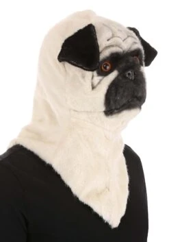 Adult Mouth Mover Pug Costume Mask 11 Adult Mouth Mover Pug Costume Mask -Halloween Costumes mouth mover pug mask alt 4