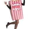 Movie Night Popcorn Costume For Adults -Halloween Costumes movie night popcorn adult costume