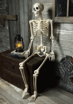 5FT Animated Mr. Crazy Bonez Poseable Human Skeleton Halloween Prop