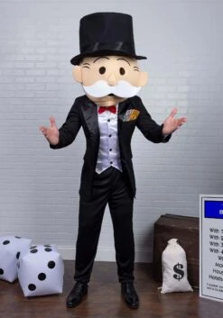 Mr. Monopoly Men's Costume -Halloween Costumes mr monopoly alt 1