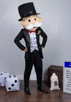 Mr. Monopoly Men's Costume -Halloween Costumes mr monopoly alt 2