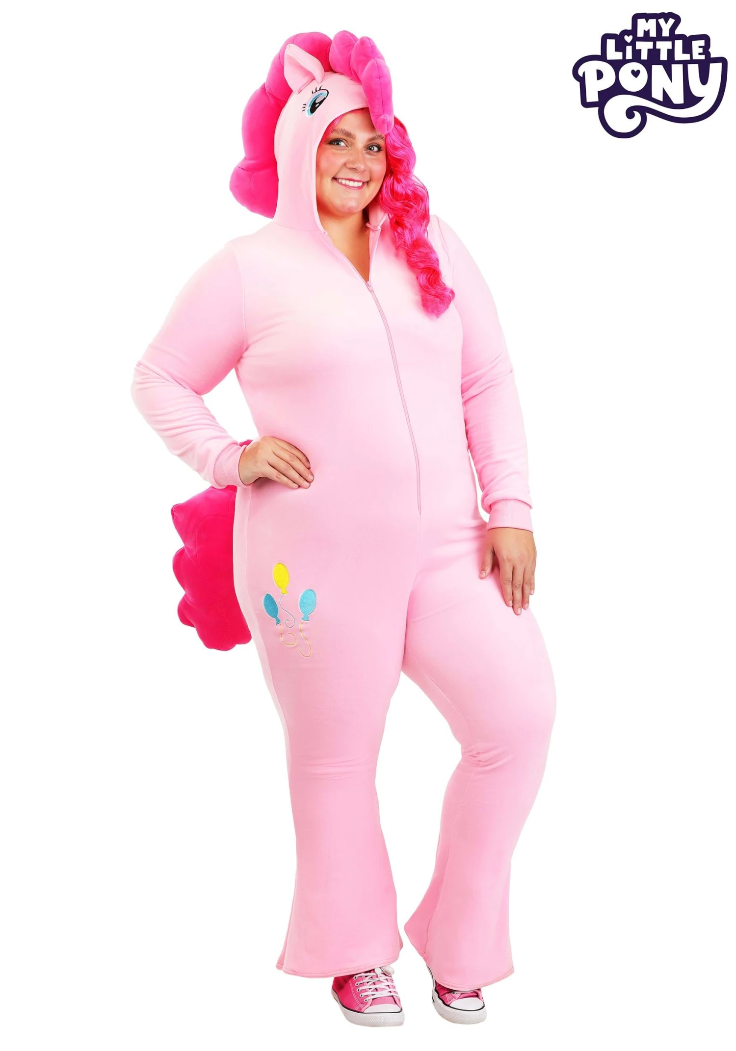 Plus Size My Little Pony Pinkie Pie Women's Costume 3 Plus Size My Little Pony Pinkie Pie Women's Costume