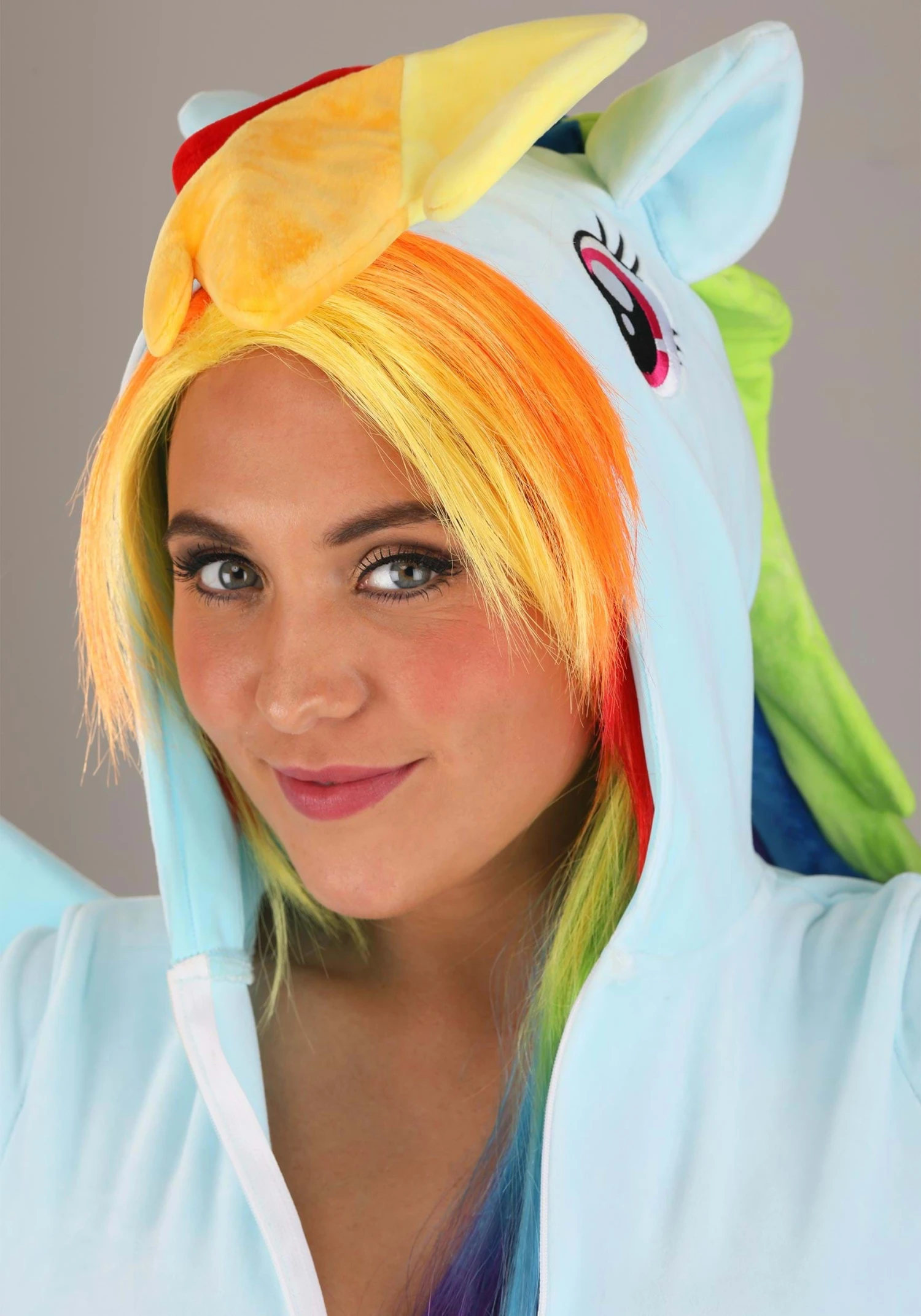 Women's Plus Size My Little Pony Rainbow Dash Costume 7 Women's Plus Size My Little Pony Rainbow Dash Costume - Image 5