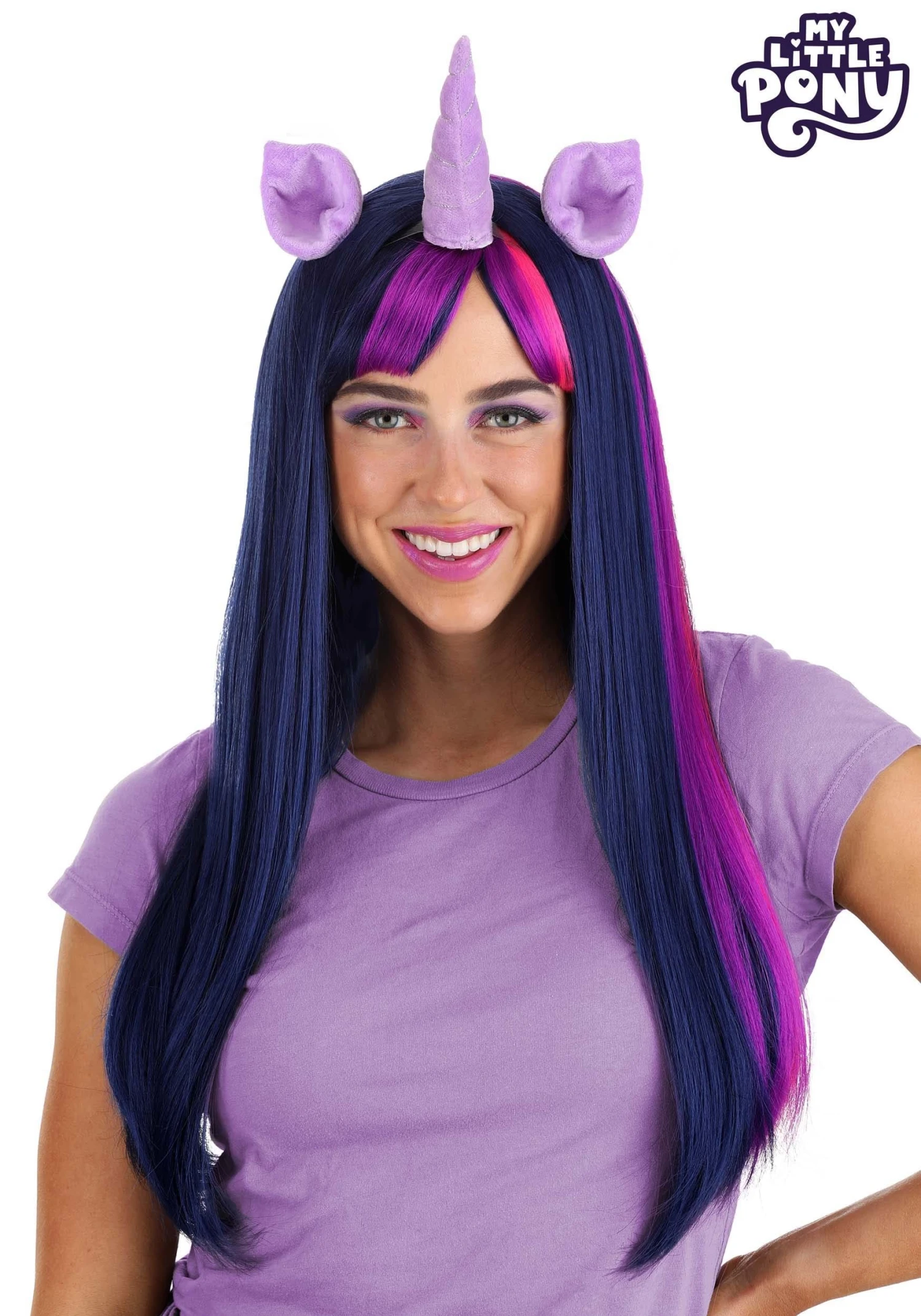 My Little Pony Twilight Sparkle Adult Wig 3 My Little Pony Twilight Sparkle Adult Wig