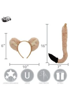Disney Nala Tail & Ears -Halloween Costumes nala ears tail alt 5