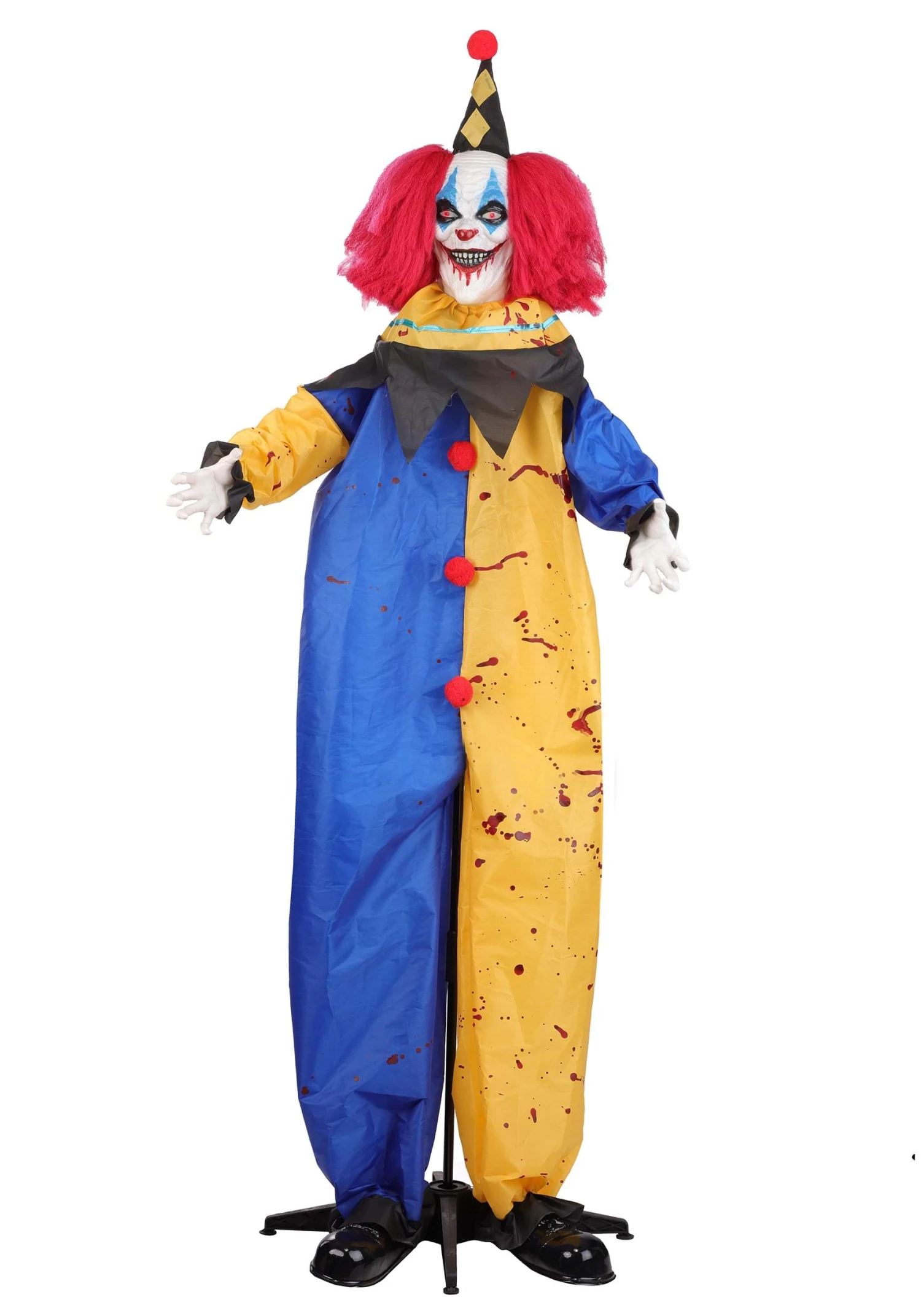 6.25FT Ned The Nightmare Clown Animated Decoration - Scream Saver 7 6.25FT Ned The Nightmare Clown Animated Decoration - Scream Saver - Image 5