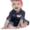 Rosie The Riveter Costume For Baby 2 Rosie The Riveter Costume For Baby -Halloween Costumes newborn rosie the riveter costume