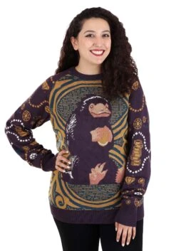 Niffler Fantastic Beasts Unisex Sweater For Adults -Halloween Costumes niffler fantastic beasts sweater alt 5