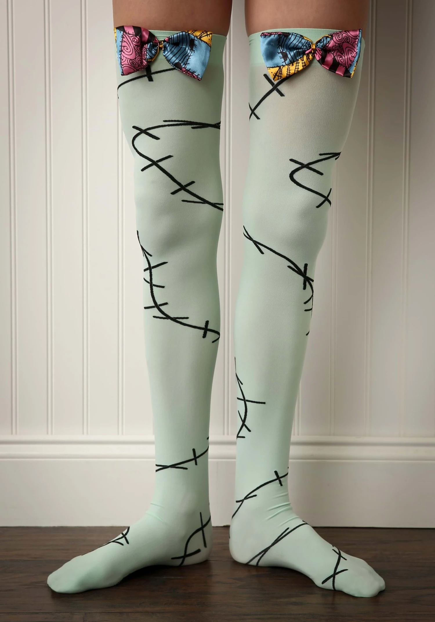 Nightmare Before Christmas Sally Women's Over The Knee Socks 4 Nightmare Before Christmas Sally Women's Over The Knee Socks - Image 2