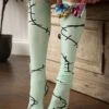 Nightmare Before Christmas Sally Women's Over The Knee Socks -Halloween Costumes nightmare before christmas sally womens over the knee socks