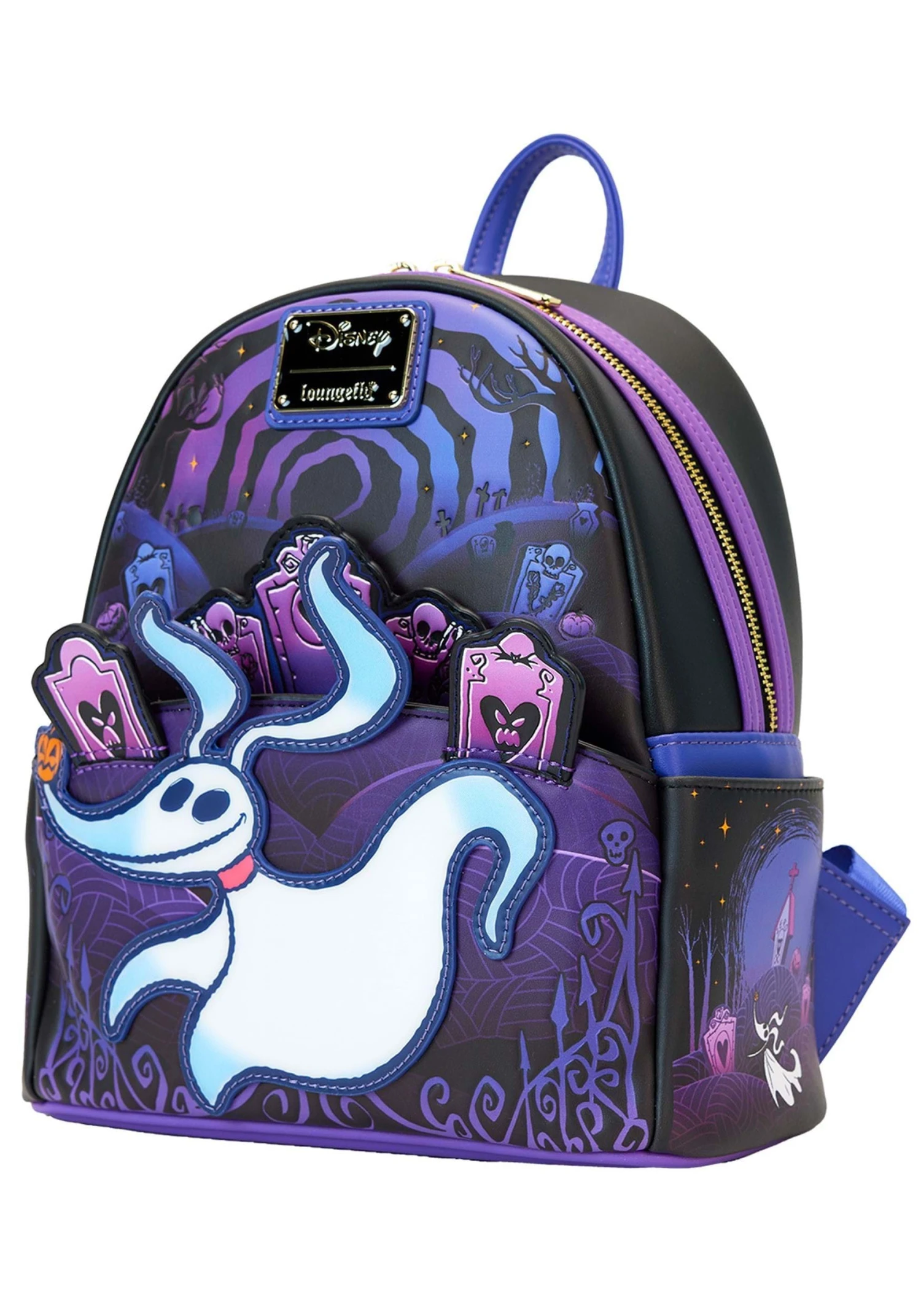 Disney Nightmare Before Christmas Zero Mini Backpack By Loungefly 10 Disney Nightmare Before Christmas Zero Mini Backpack By Loungefly - Image 8