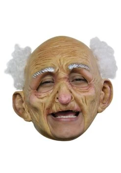 Old Man Deluxe Costume Mask