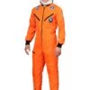 Orange Astronaut Jumpsuit Adult Costume -Halloween Costumes orange astronaut jumpsuit costume