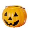 Orange Pumpkin Trick-or-Treat Bucket 1 Orange Pumpkin Trick-or-Treat Bucket -Halloween Costumes orange pumpkin bucket