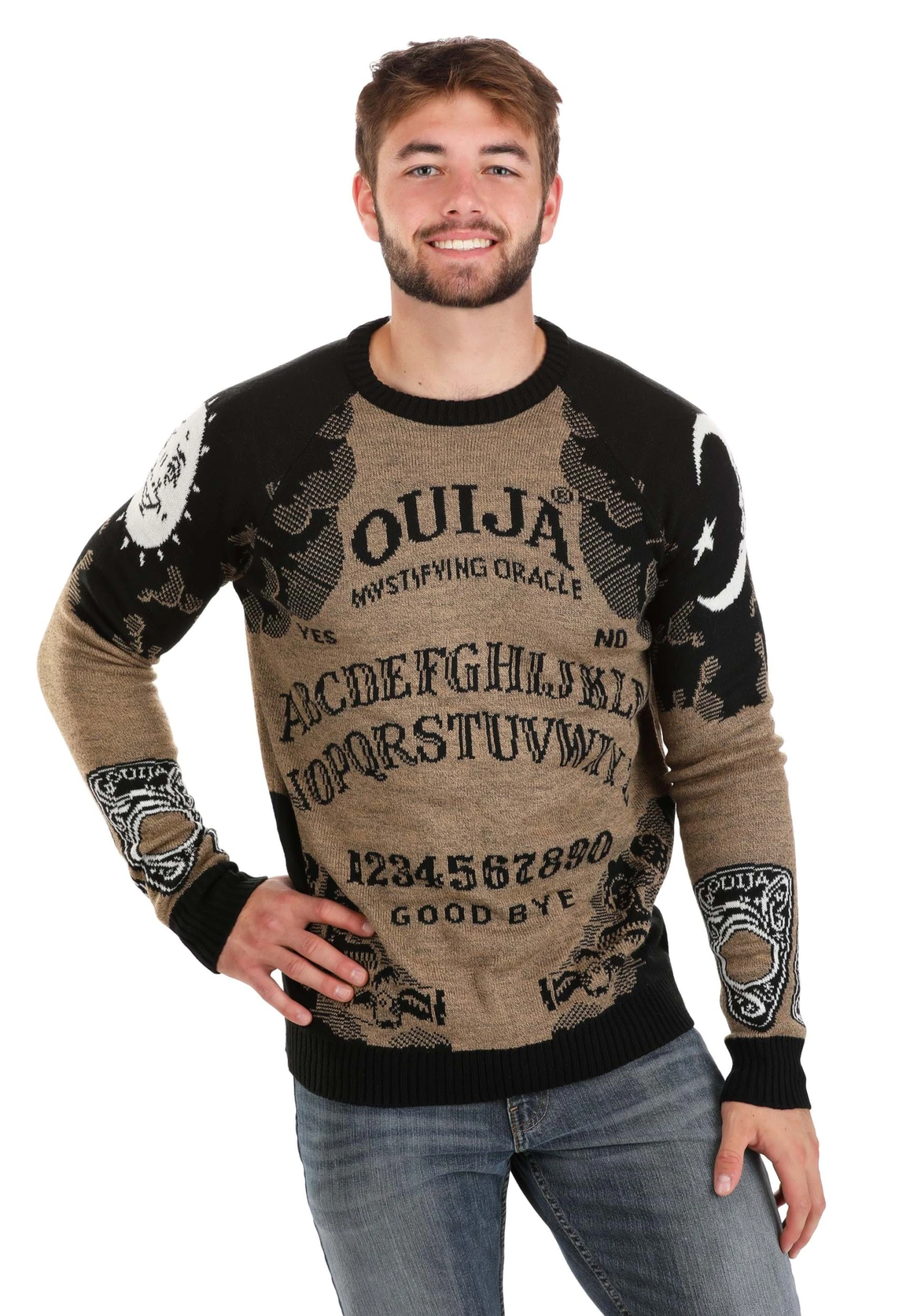 Ouija Board Adult Halloween Sweater 8 Ouija Board Adult Halloween Sweater - Image 6