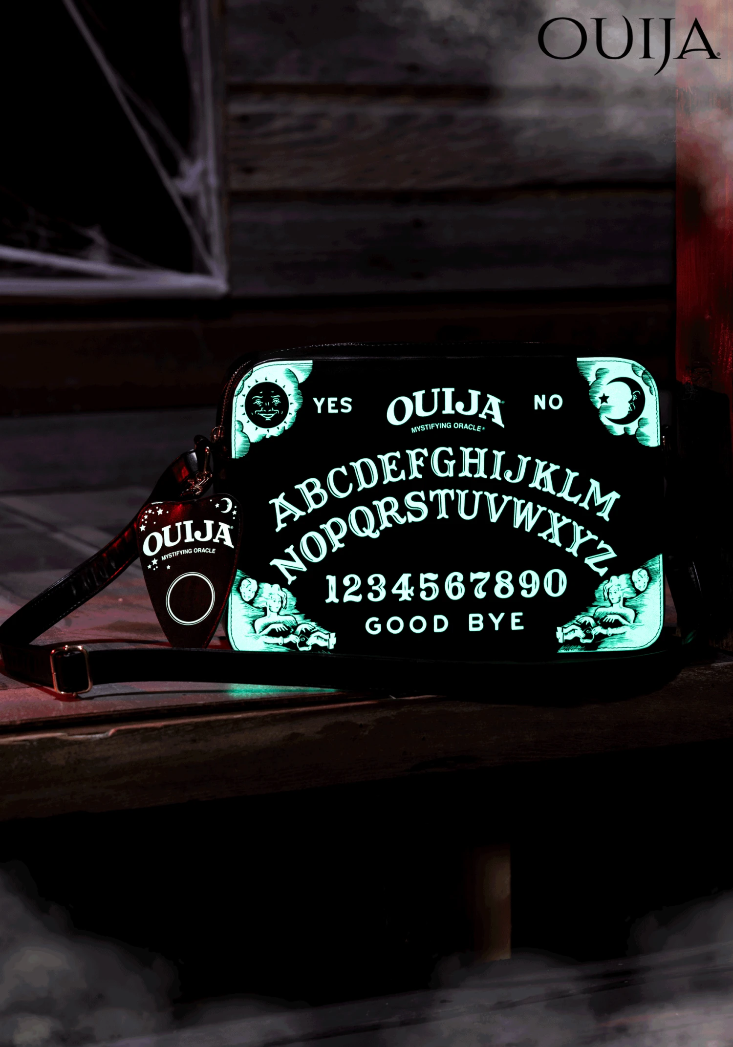 Glow In The Dark Ouija Board Costume Purse 3 Glow In The Dark Ouija Board Costume Purse
