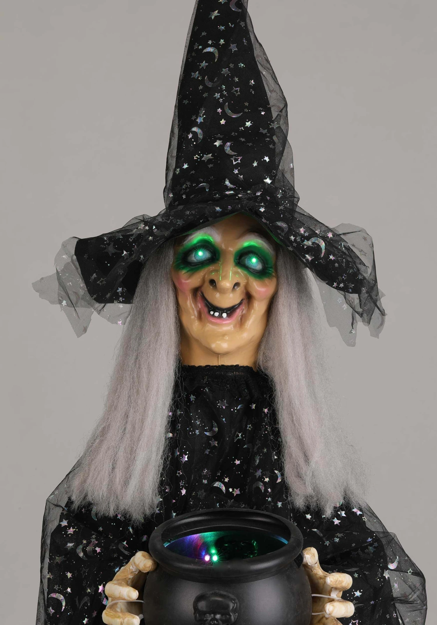 6.3FT Paisley The Potion-Maker Animated Witch Decoration - Scream Saver 4 6.3FT Paisley The Potion-Maker Animated Witch Decoration - Scream Saver - Image 2