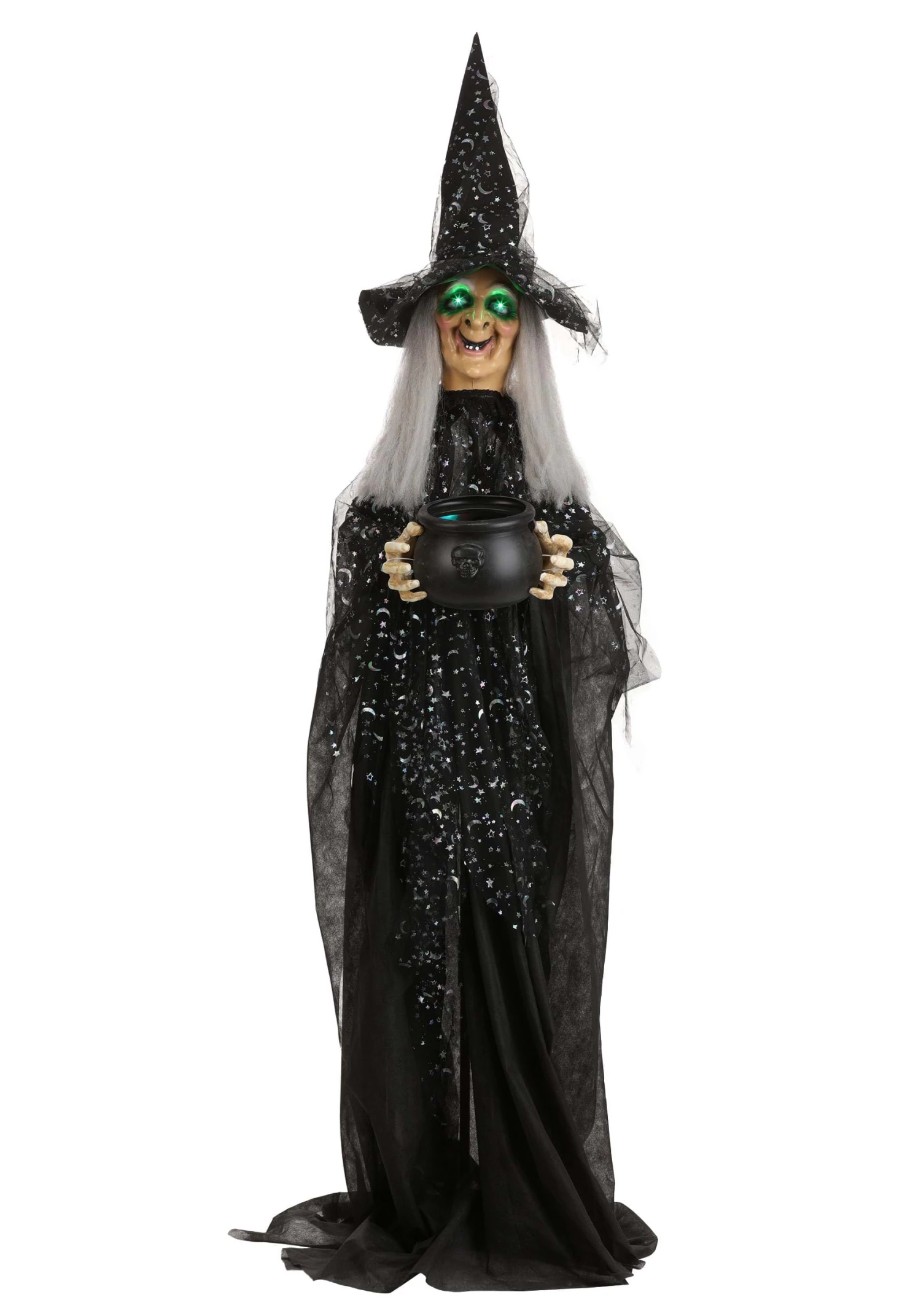 6.3FT Paisley The Potion-Maker Animated Witch Decoration - Scream Saver 7 6.3FT Paisley The Potion-Maker Animated Witch Decoration - Scream Saver - Image 5