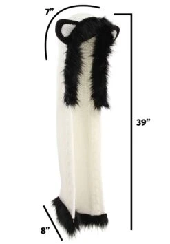 Panda | Knit Hood -Halloween Costumes panda knit hood alt 3
