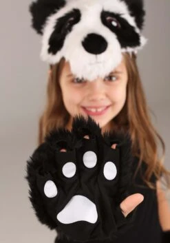 Panda Plush Headband & Paws Accessory Costume Kit 14 Panda Plush Headband & Paws Accessory Costume Kit -Halloween Costumes panda plush headband paws kit alt 2