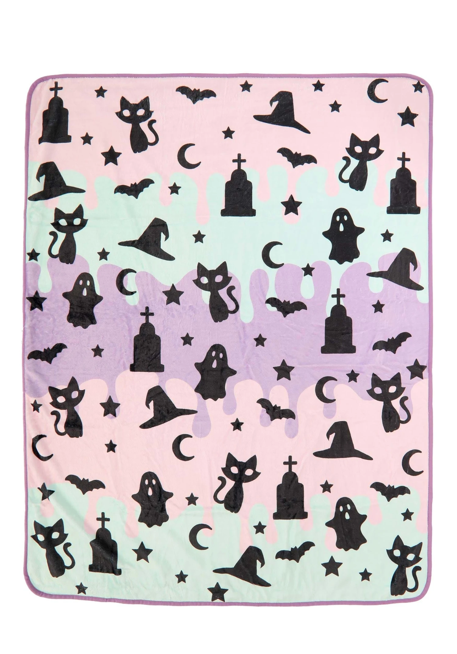 Pastel Halloween Cozy Throw Blanket 6 Pastel Halloween Cozy Throw Blanket - Image 4
