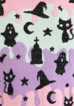 Pastel Halloween Sweater For Adults 13 Pastel Halloween Sweater For Adults -Halloween Costumes pastel ugly halloween sweater alt 3