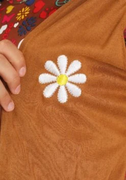 Fun World Women's Peace & Love Hippie Costume 15 Fun World Women's Peace & Love Hippie Costume -Halloween Costumes peace love hippie adult costume 4