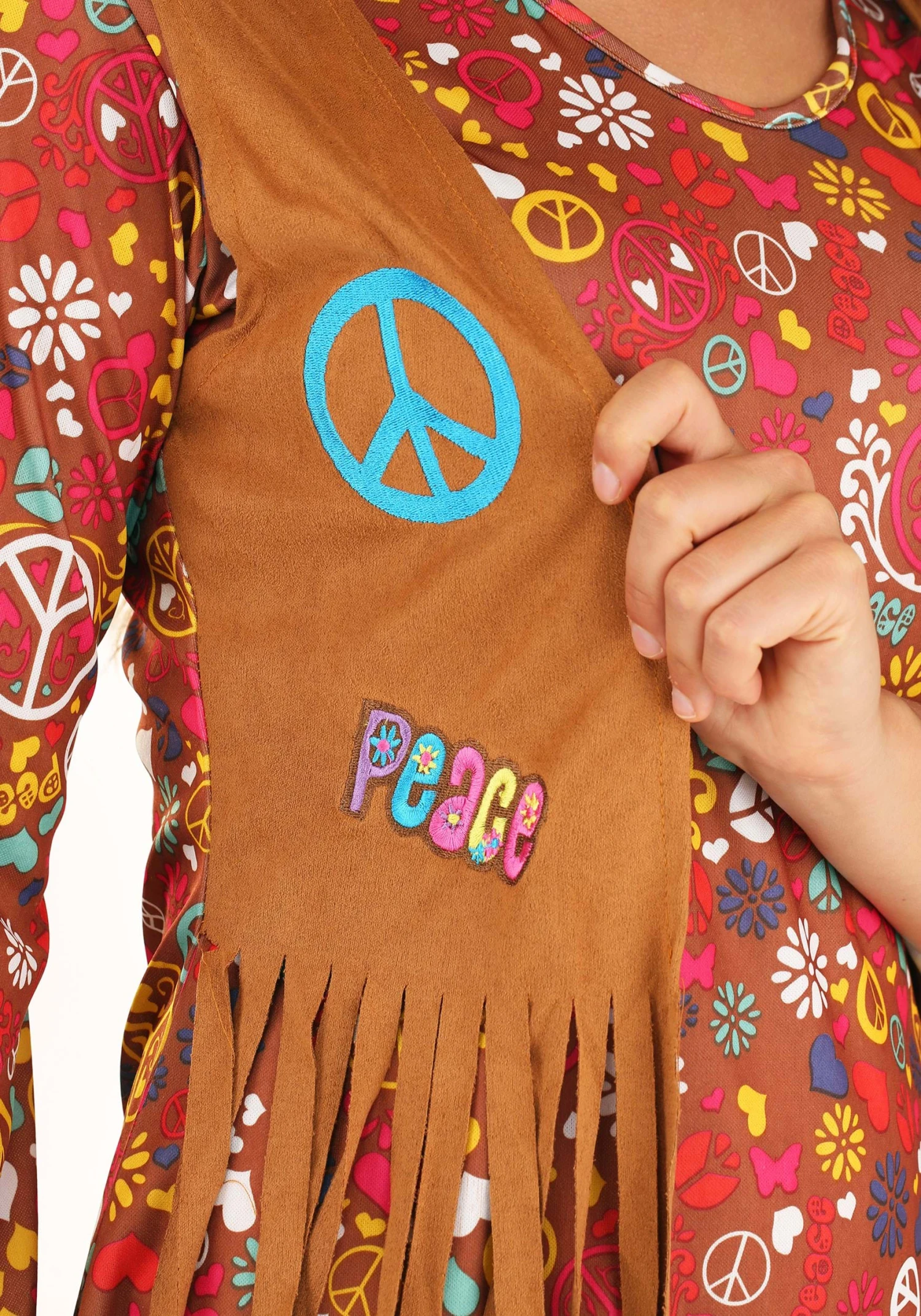 Fun World Women's Peace & Love Hippie Costume 8 Fun World Women's Peace & Love Hippie Costume - Image 6