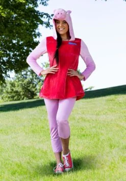 Deluxe Peppa Pig Costume For Women 15 Deluxe Peppa Pig Costume For Women -Halloween Costumes peppa pig womens adult deluxe costume alt 1