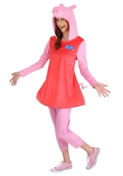 Deluxe Peppa Pig Costume For Women 25 Deluxe Peppa Pig Costume For Women -Halloween Costumes peppa pig womens adult deluxe costume alt 11