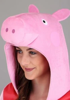 Deluxe Peppa Pig Costume For Women 17 Deluxe Peppa Pig Costume For Women -Halloween Costumes peppa pig womens adult deluxe costume alt 3