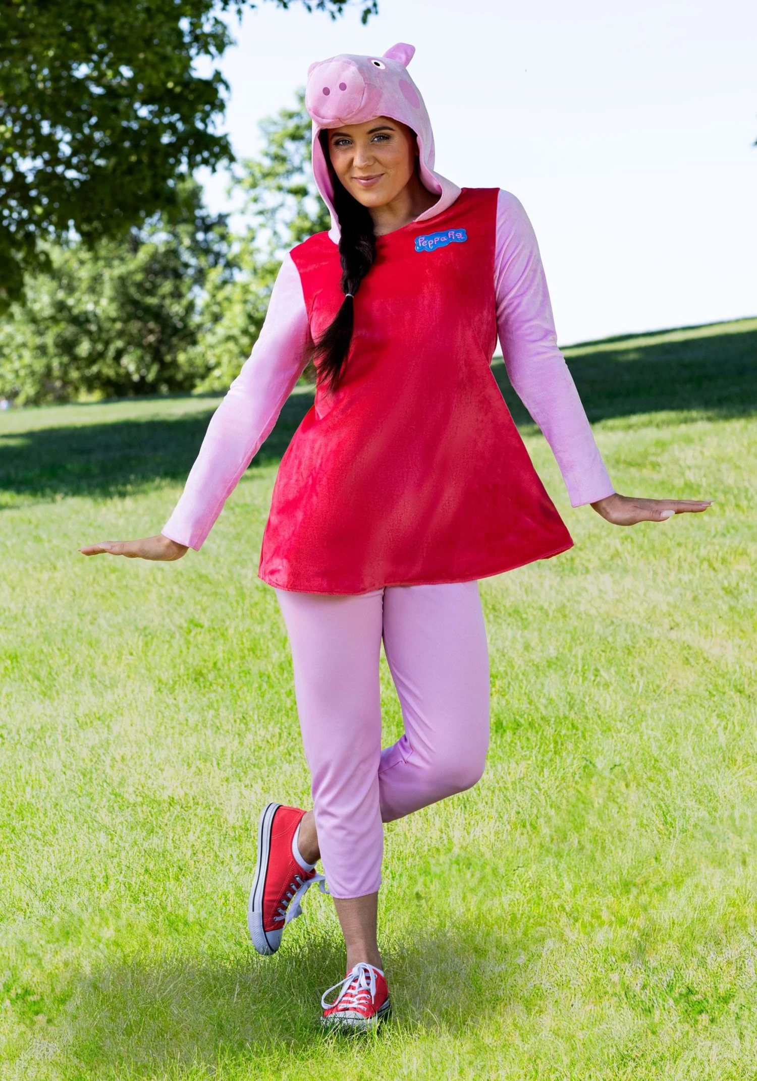 Deluxe Peppa Pig Costume For Women 3 Deluxe Peppa Pig Costume For Women