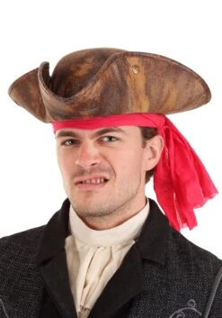 Pirate Costume Hat And Headscarf