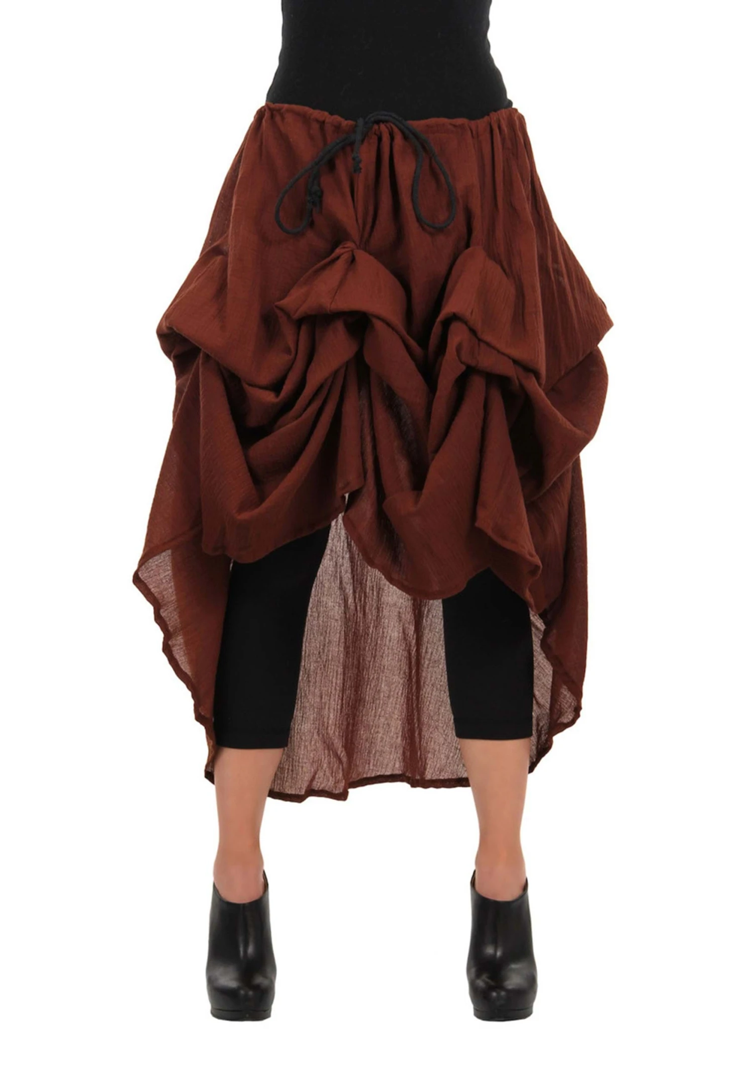 Brown Pirate Parachute Skirt 5 Brown Pirate Parachute Skirt - Image 3