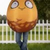 Plants Vs Zombie Inflatable Wall-Nut Costume For Adults -Halloween Costumes plants vs zombie adult inflatable wallnut costume