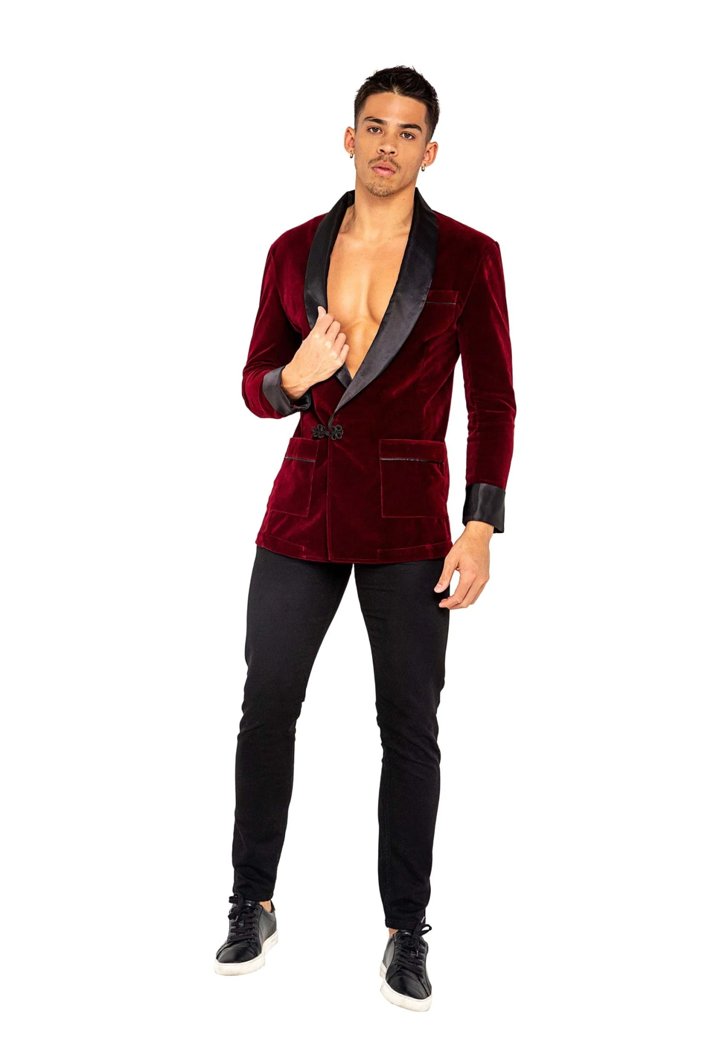 Roma Playboy Smoking Jacket For Men 3 Roma Playboy Smoking Jacket For Men