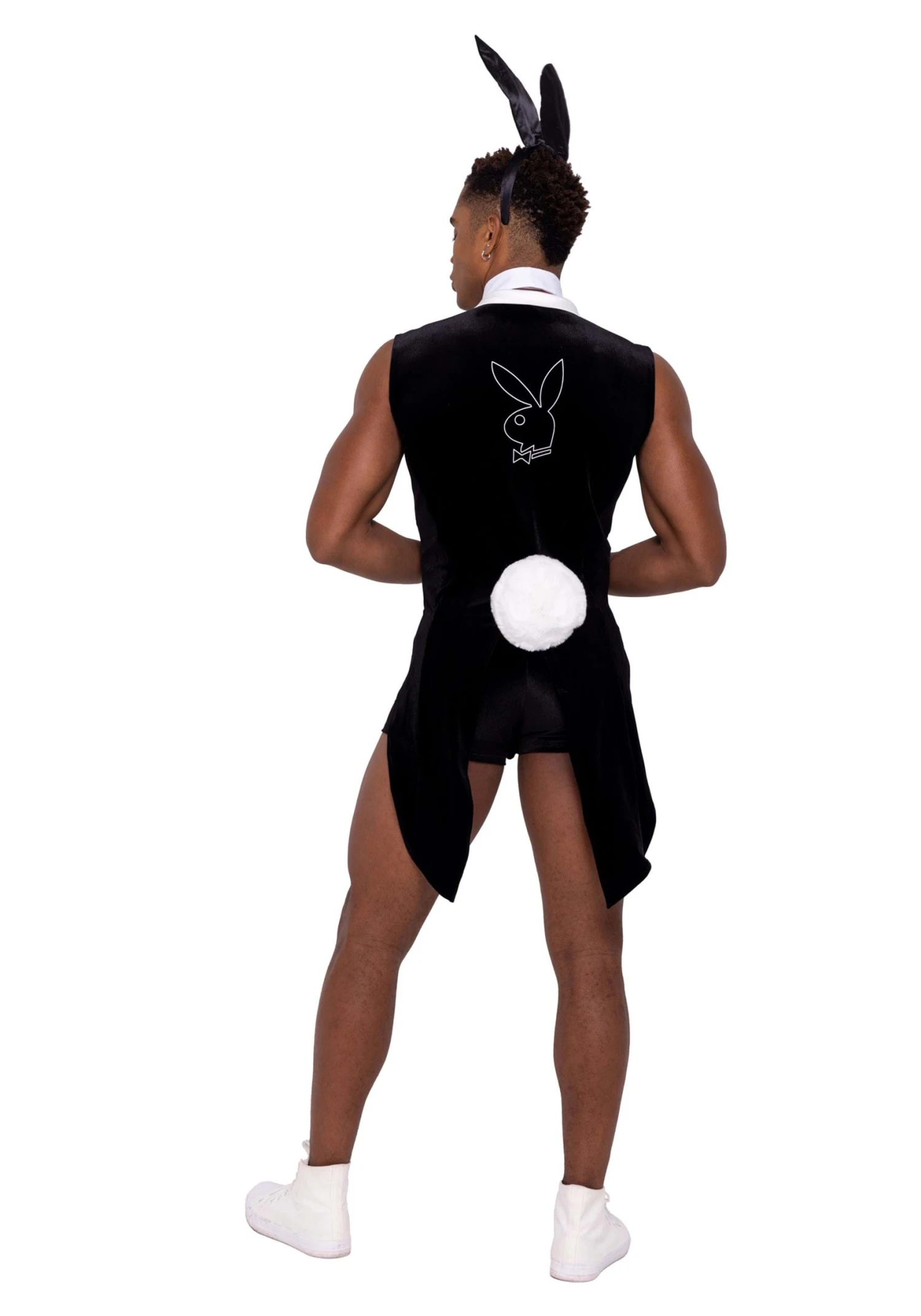 Roma Playboy Men’s Black Tuxedo Bunny Costume 4 Roma Playboy Men’s Black Tuxedo Bunny Costume - Image 2