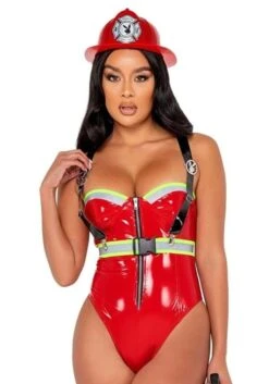 Roma Women's Playboy Smokin' Hot Firegirl Costume -Halloween Costumes playboy smokin hot firegirl costume for women