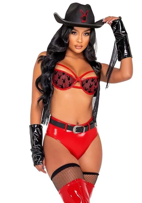 Roma Women's Playboy Buckaroo Cowgirl Costume 7 Roma Women's Playboy Buckaroo Cowgirl Costume - Image 5