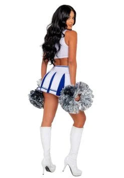 Roma Playboy Women's Cheer Squad Deluxe Costume 7 Roma Playboy Women's Cheer Squad Deluxe Costume -Halloween Costumes playboy womens cheer squad costume alt 1
