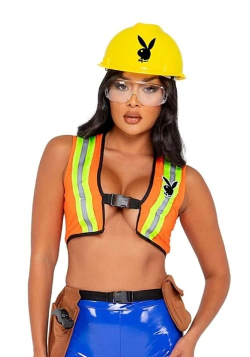 Roma Playboy Women's Construction Cutie Costume 5 Roma Playboy Women's Construction Cutie Costume - Image 3