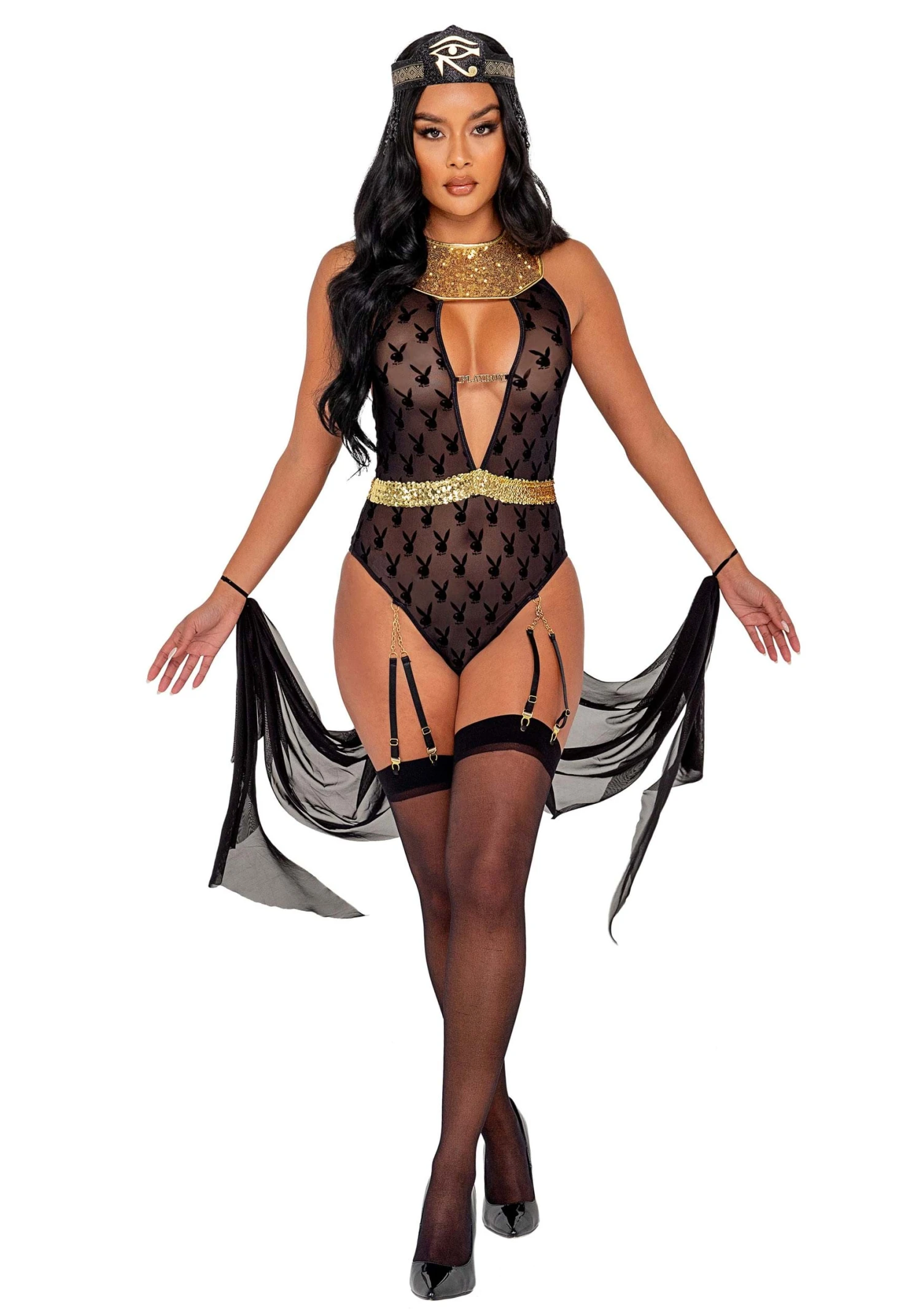 Roma Women's Playboy Egyptian Queen Costume 3 Roma Women's Playboy Egyptian Queen Costume