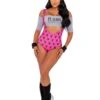 Roma Women's Playboy Retro Physical Costume 2 Roma Women's Playboy Retro Physical Costume -Halloween Costumes playboy womens retro physical costume