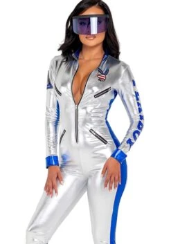 Roma Playboy Sexy Astronaut Costume For Women -Halloween Costumes playboy womens sexy astronaut costume 1