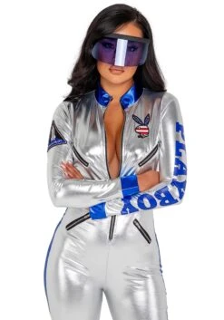 Roma Playboy Sexy Astronaut Costume For Women -Halloween Costumes playboy womens sexy astronaut costume alt 1