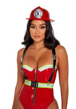 Roma Women's Playboy Smokin' Hot Firegirl Costume -Halloween Costumes playboy womens smokin hot firegirl costume alt 2