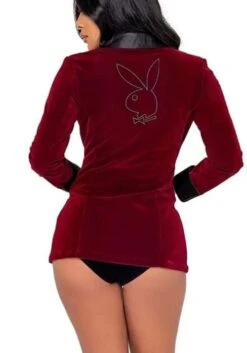 Roma Women's Playboy Smoking Jacket -Halloween Costumes playboy womens smoking jacket 2