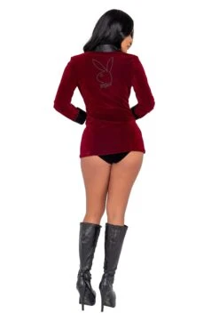 Roma Women's Playboy Smoking Jacket -Halloween Costumes playboy womens smoking jacket alt 1