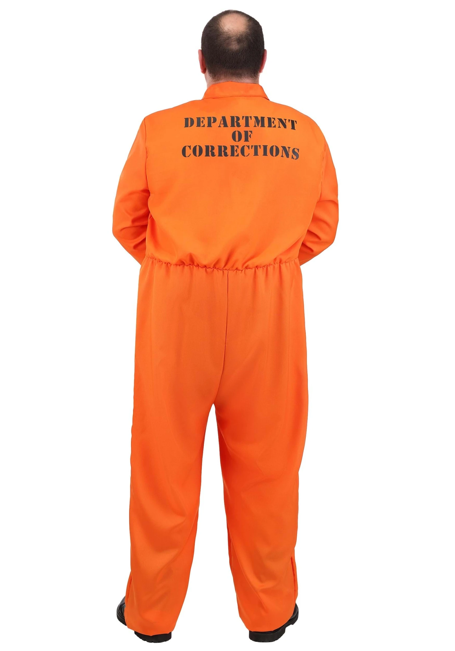 Plus Size Classic Prisoner Costume For Adults 4 Plus Size Classic Prisoner Costume For Adults - Image 2