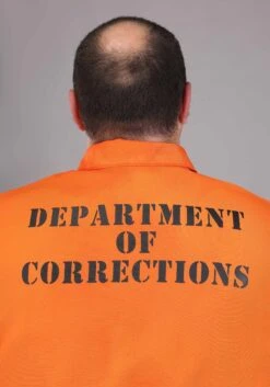 Plus Size Classic Prisoner Costume For Adults 11 Plus Size Classic Prisoner Costume For Adults -Halloween Costumes plus adult classic prisoner costume alt 3